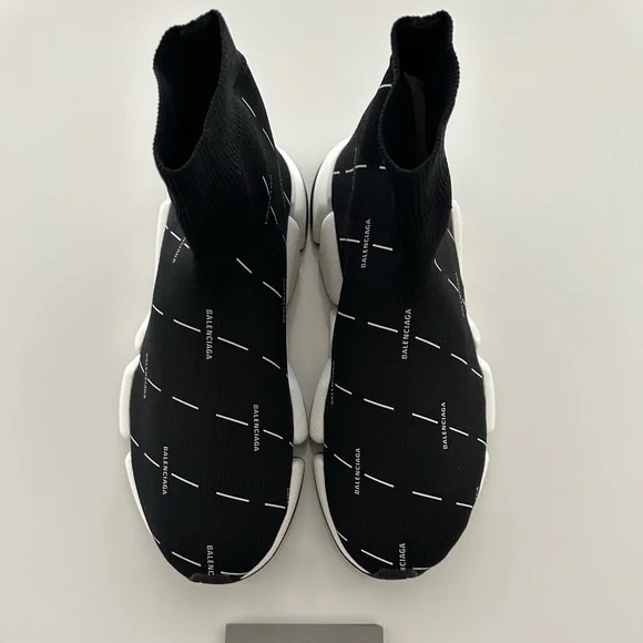 Balenciaga speed sneakers.made in Italy.EU size 40 Speed cloth trainers Balenciaga Black size 40 EU in Cloth  main image 3